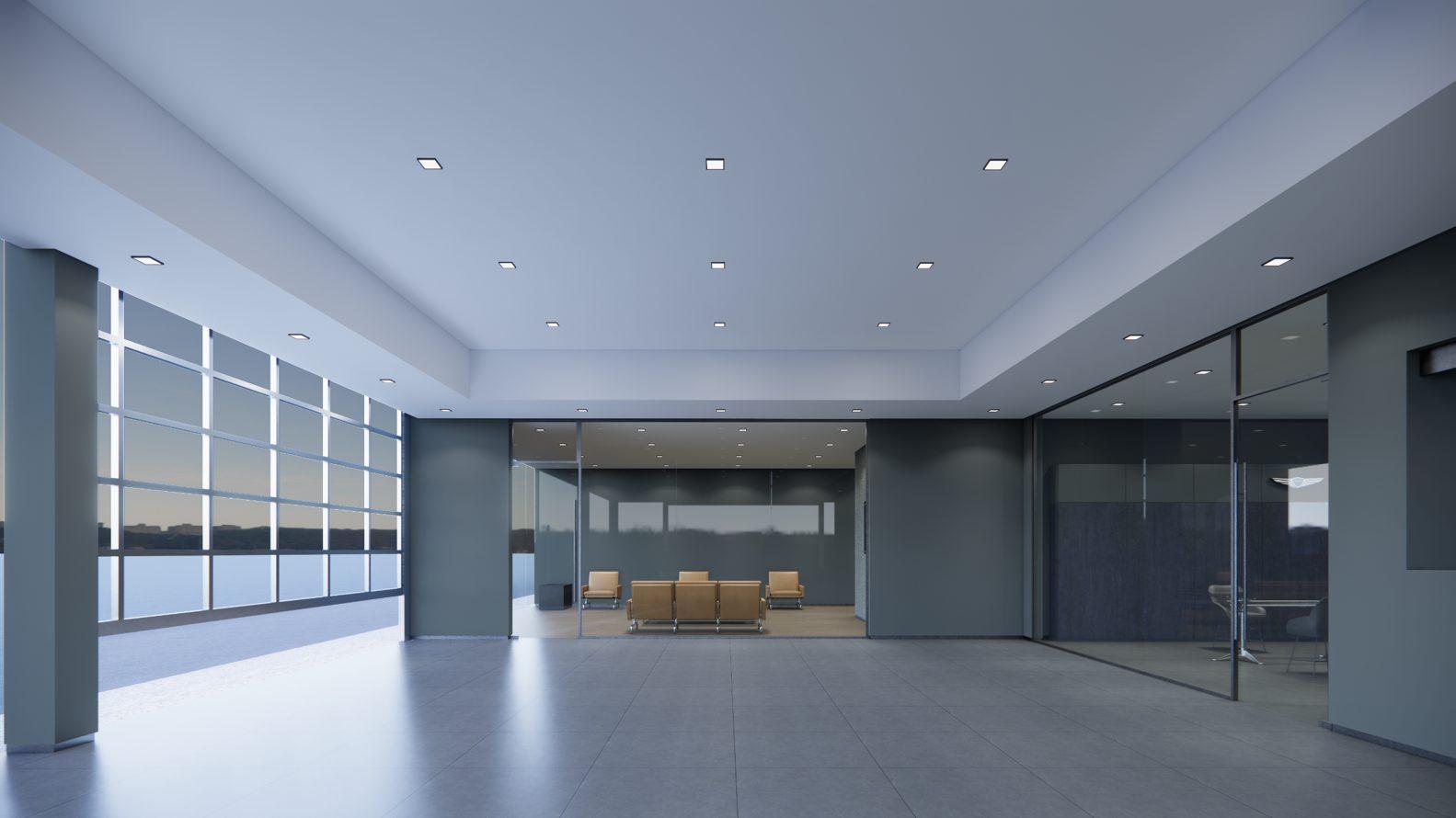 Automotive showroom interior