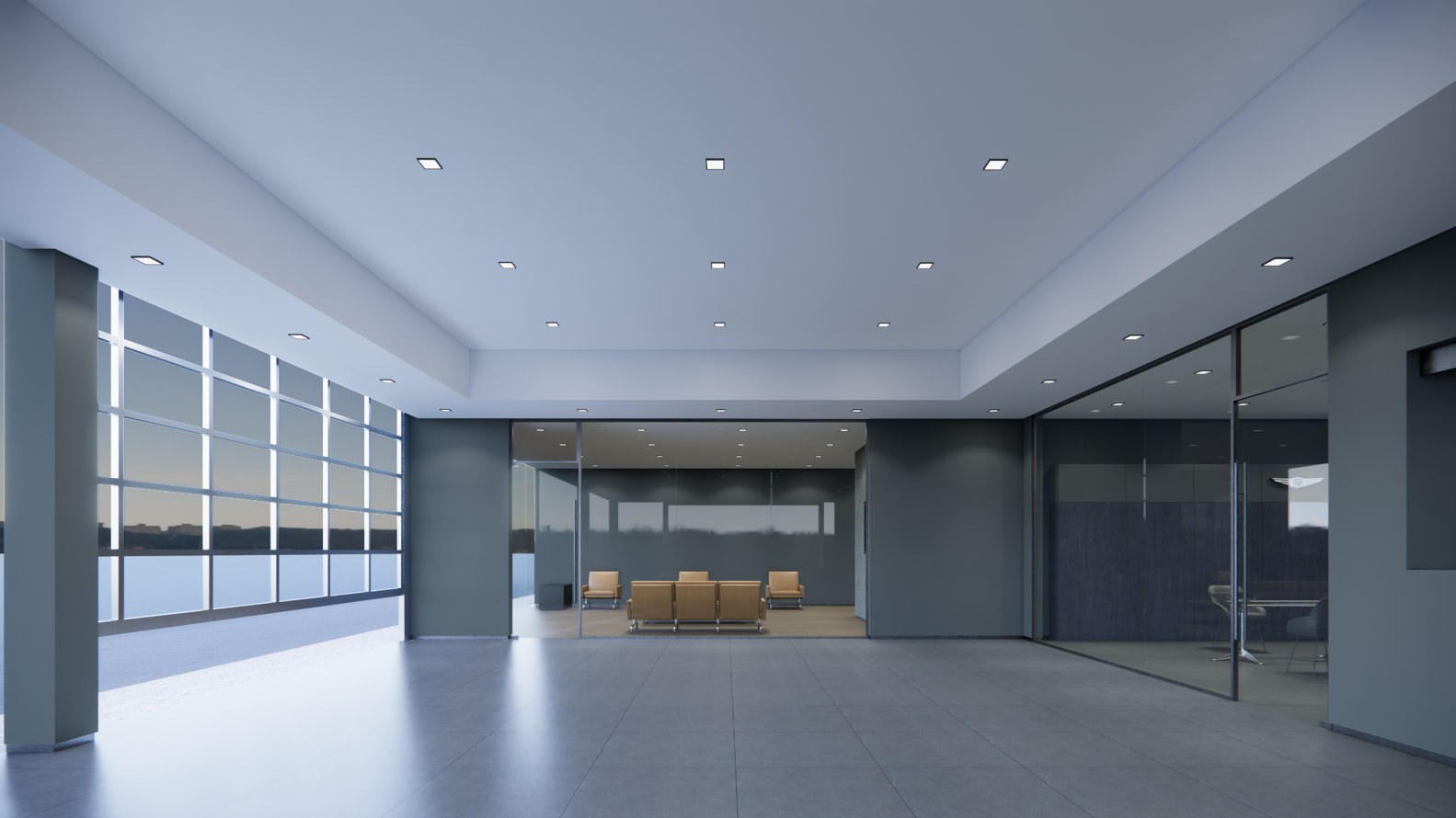 Genesis Showroom, Dubai — by HDG