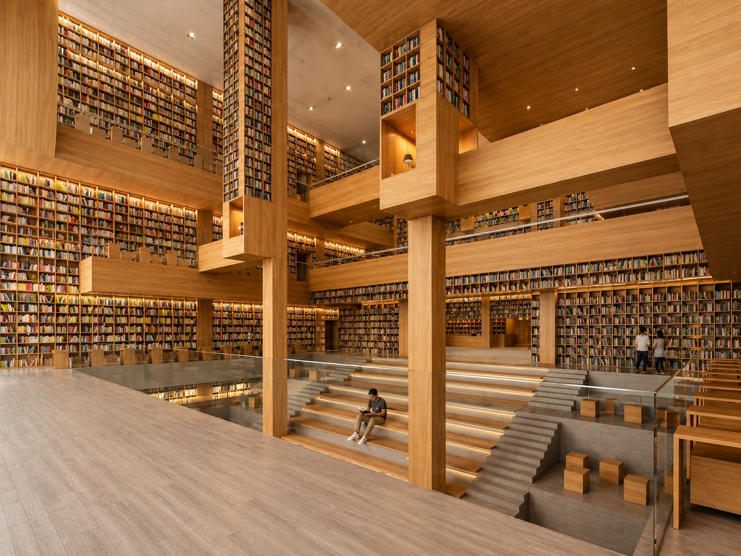 Infinite Knowledge Library Beijing China — by HDG