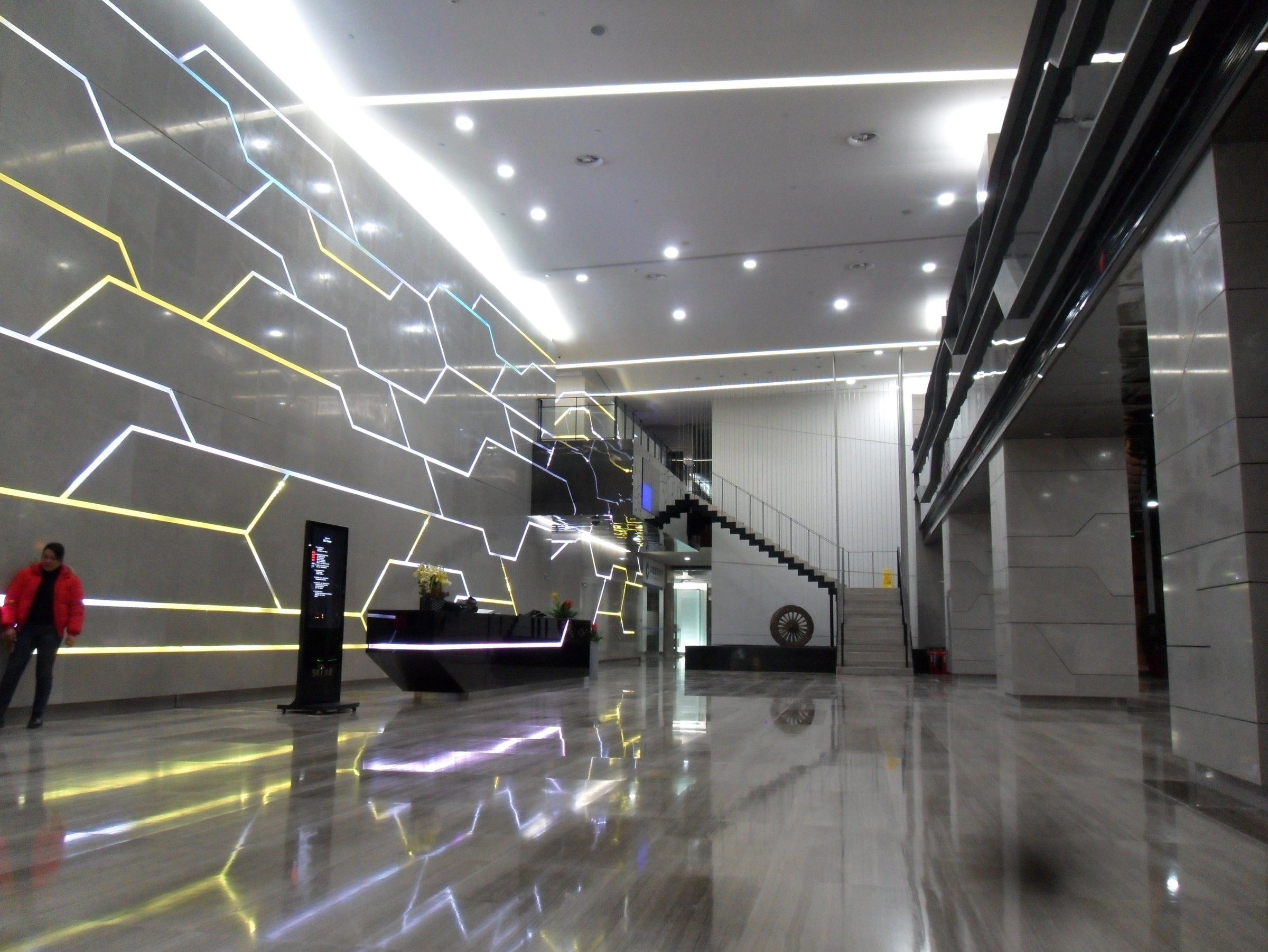 SK Tower Lobby Beijing China — by HDG
