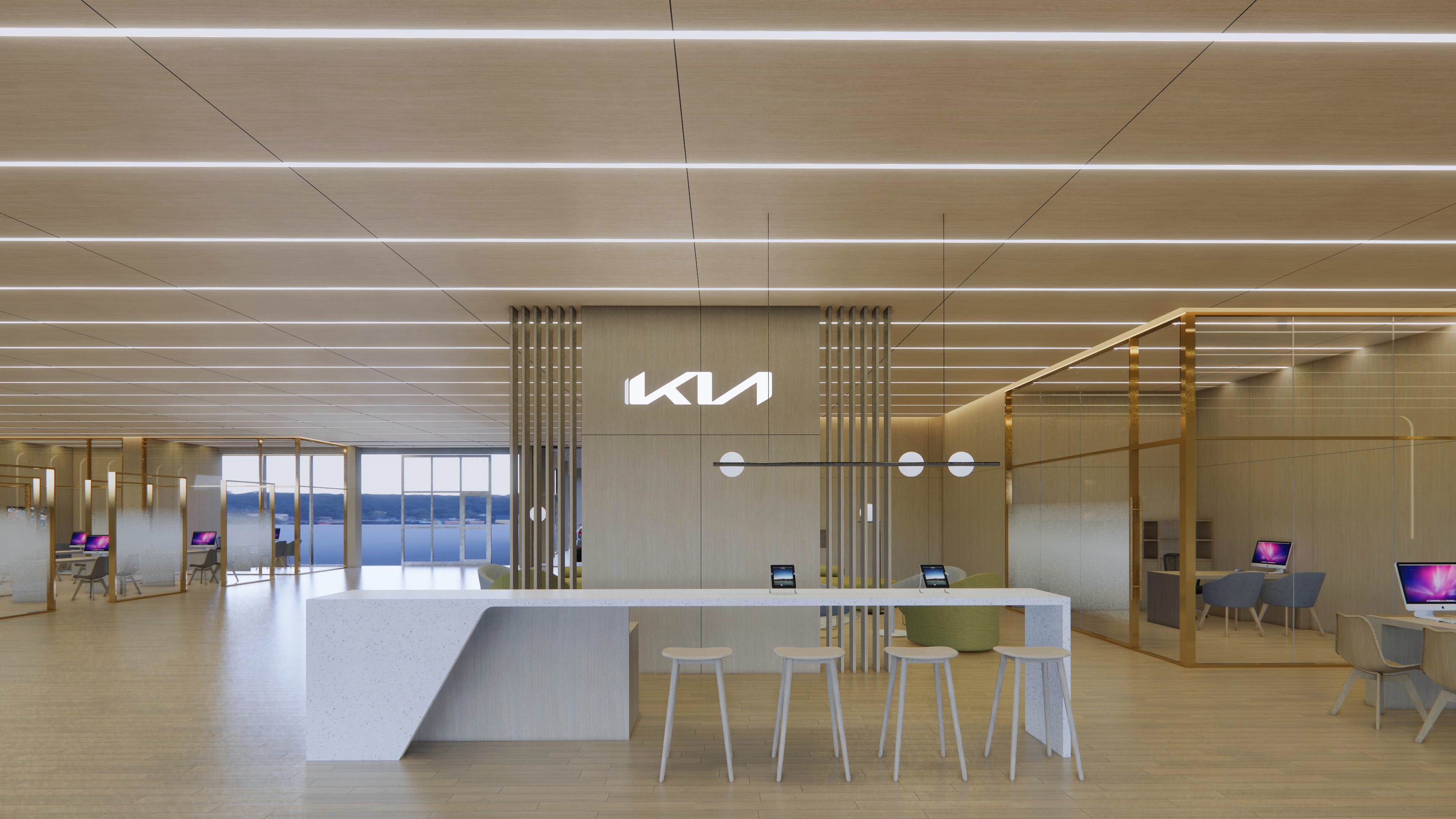 KIA Showroom, Kuwait & Seychelles — by HDG