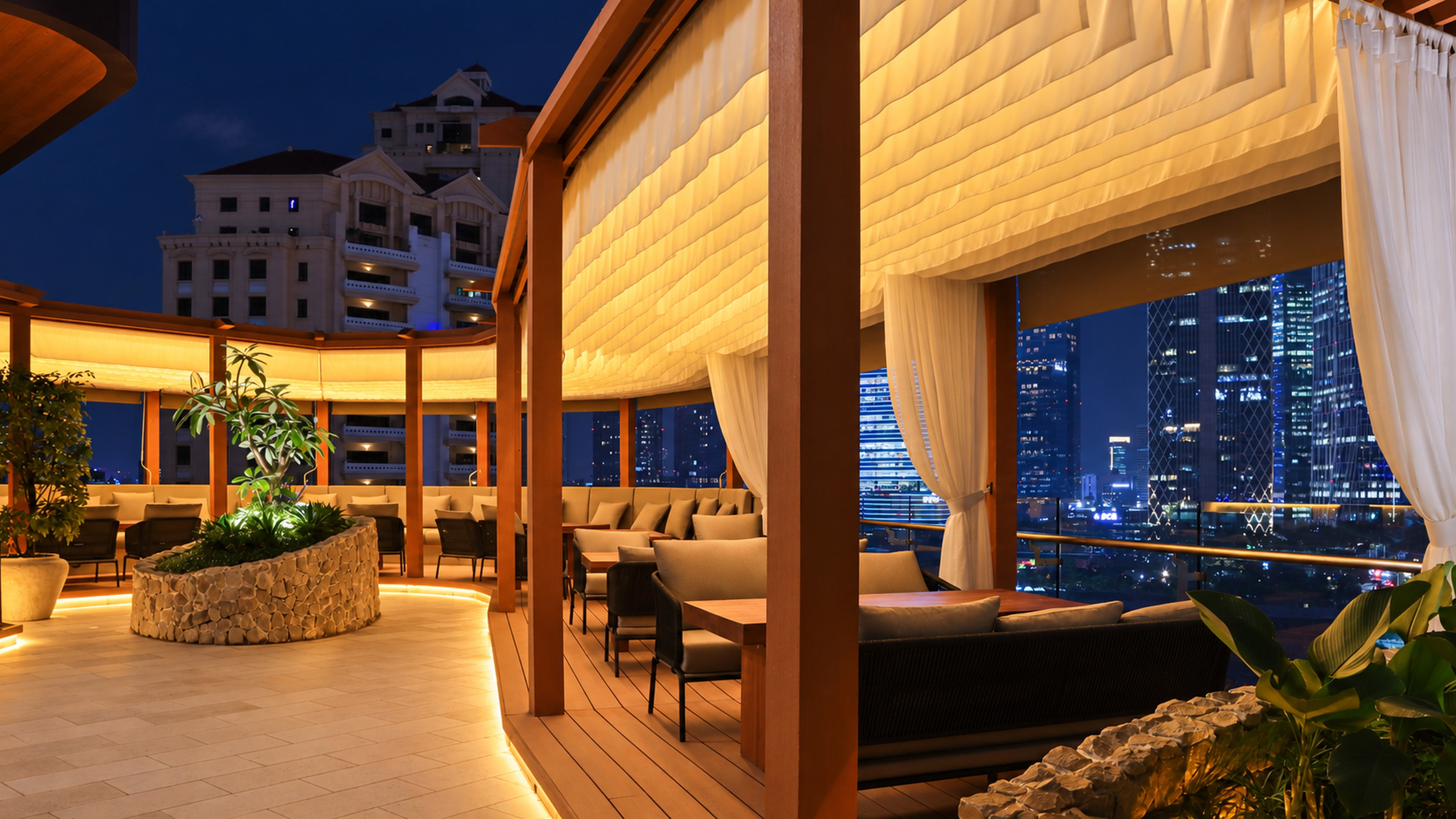 NUBE 9 Skylounge & GOLF Jakarta, Indonesia — by HDG