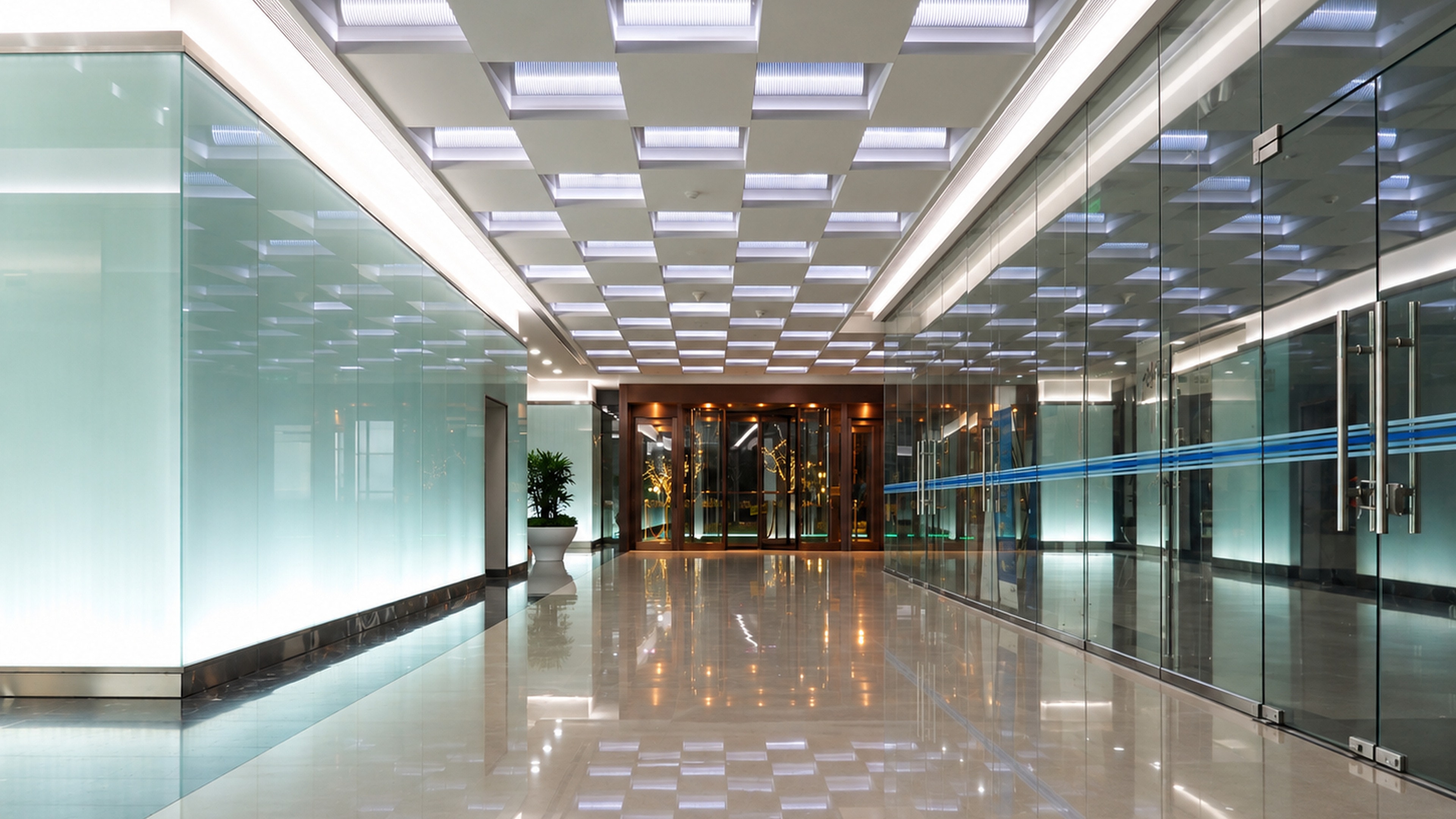 SK Tower Lobby Beijing China — by HDG